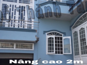Nâng nhà lên cao 2 mét quốc lộ 50 ,phong phú ,huyện bình chánh