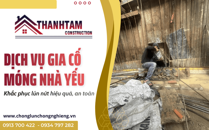 gia cố móng nhà yếu TPHCM