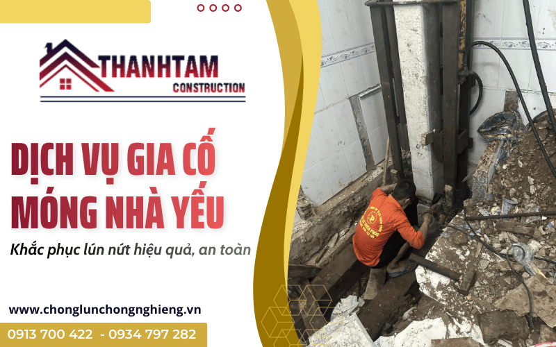 gia cố móng nhà yếu TPHCM