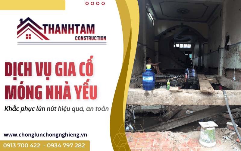 gia cố móng nhà yếu TPHCM
